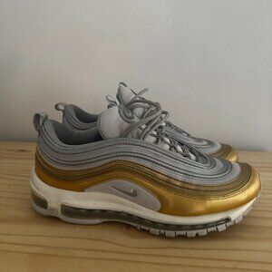 Nike Womens Air Max 97 'Metallic Gold' - Size 9